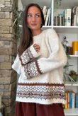 Moorland Fair Isle Knit Oatmeal